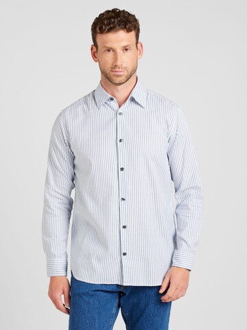 Coupe regular Chemise 'JPRBLABUSHWICK' JACK & JONES en blanc : devant