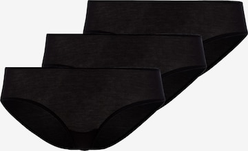 Hanro Slip 'Ultralight' in Schwarz: Vorderseite
