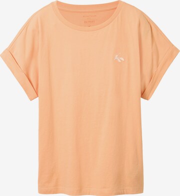 TOM TAILOR Shirt in Oranje: voorkant