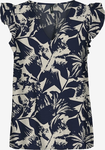 VERO MODA Blouse 'JOSIE' in Blauw: voorkant