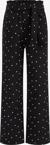 WE Fashion Regular Pants in Black: front