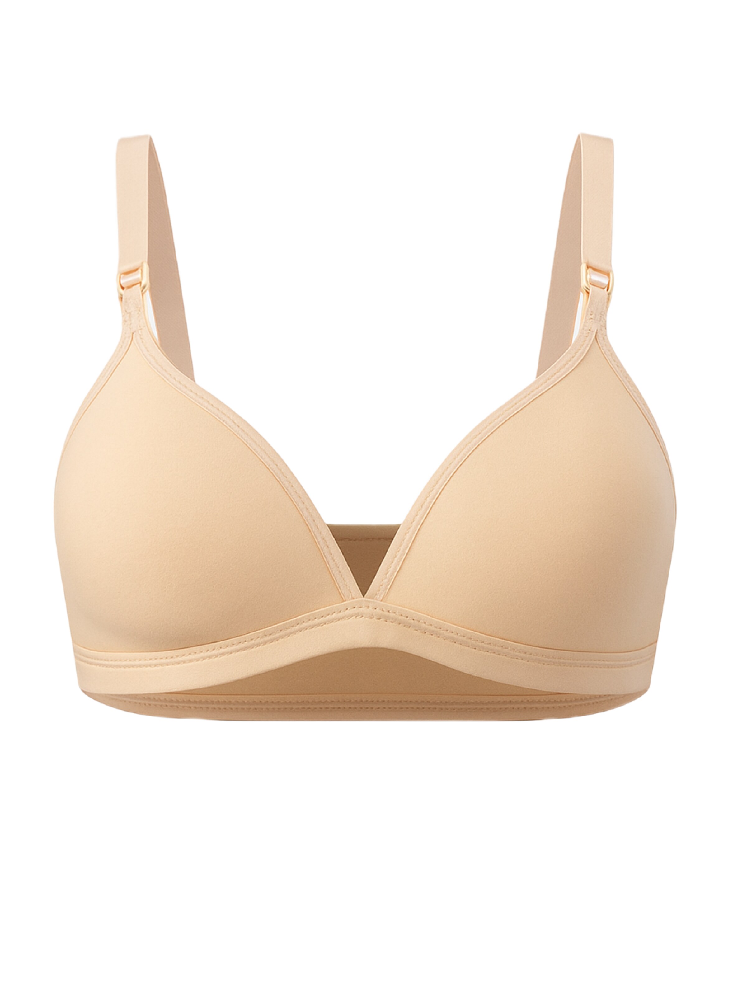 C&City T-shirt BH in Beige: voorkant