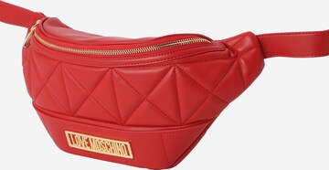 Love Moschino Fanny Pack in Red: front