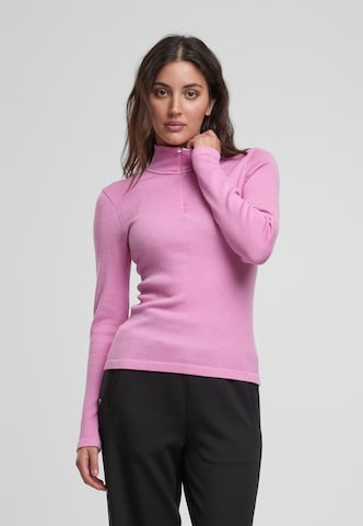Maglia funzionale di Aim'n in rosa: frontale
