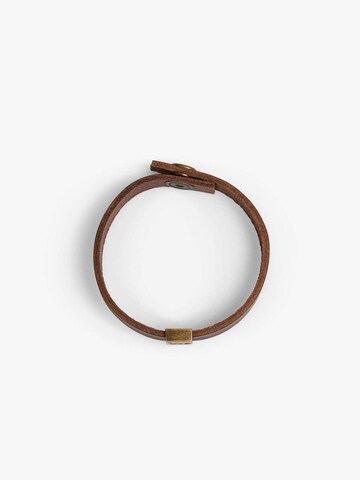 Scalpers Βραχιόλι 'Prince Bracelet' σε καφέ
