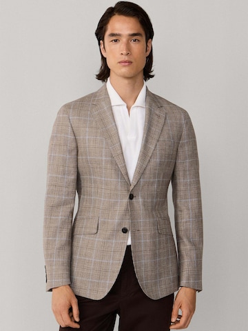 Coupe slim Veste de costume 'Ascot' Hackett London en beige : devant