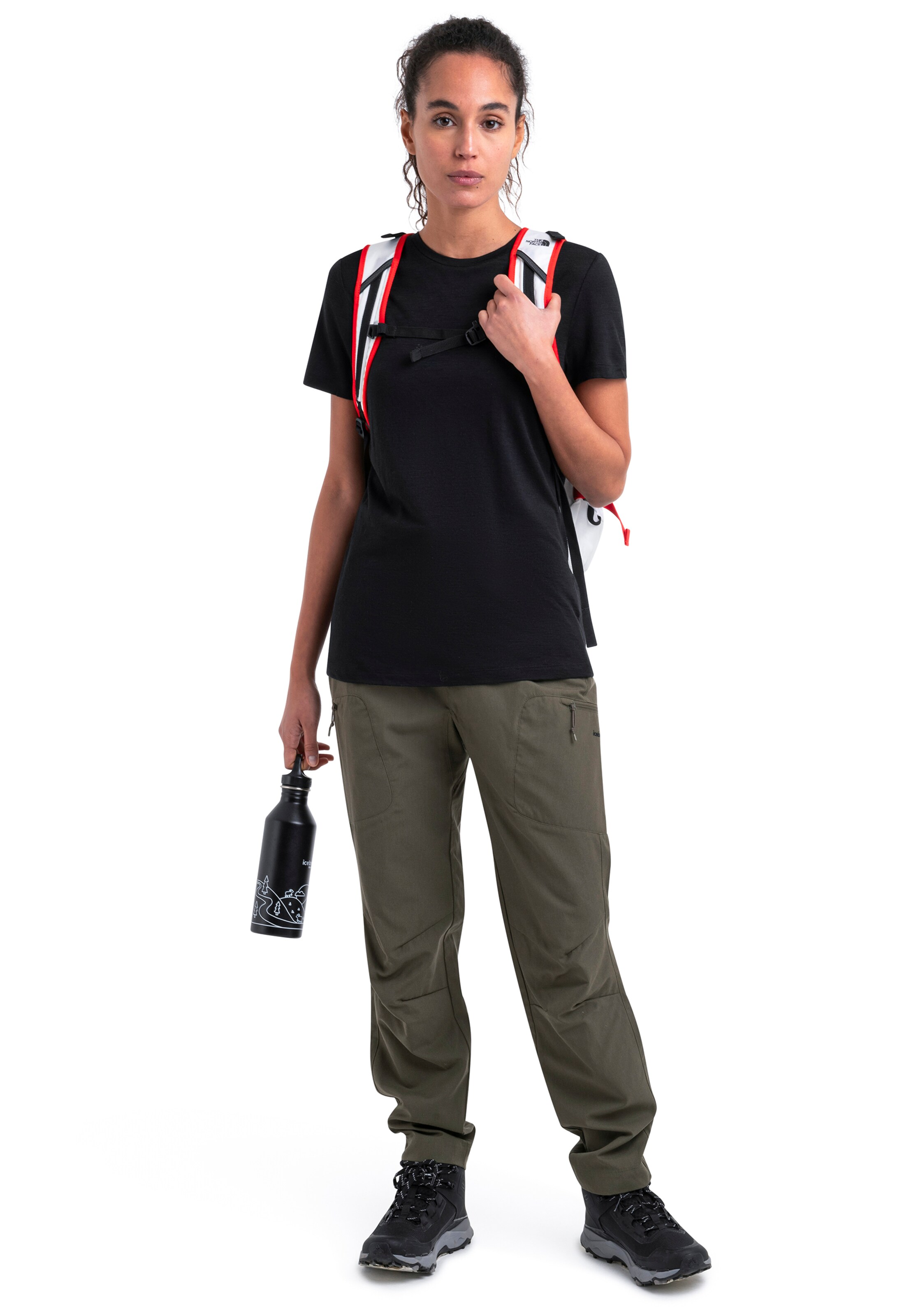 ICEBREAKER Λειτουργικό μπλουζάκι 'Tech Lite III' σε μαύρο