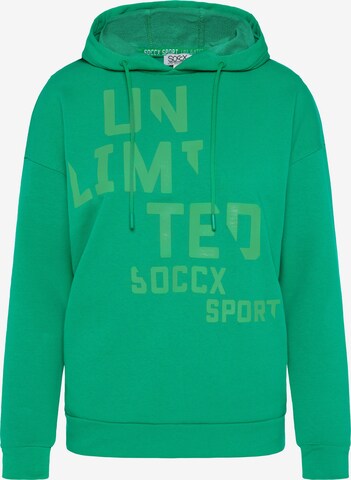 Soccx Sweatshirt in Green: front