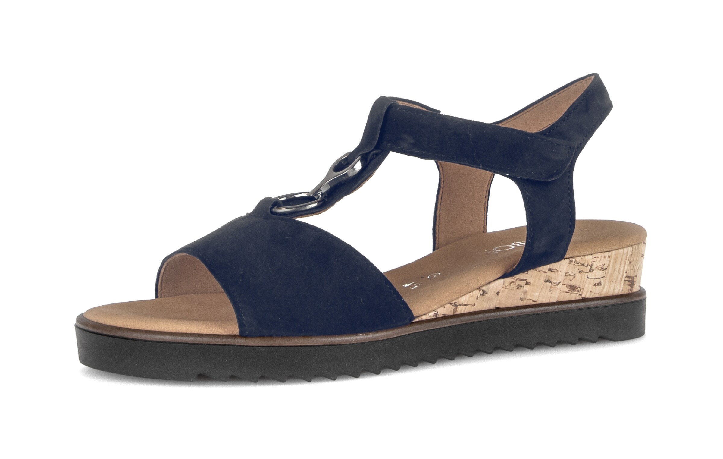 GABOR Strap Sandals in Blue: front