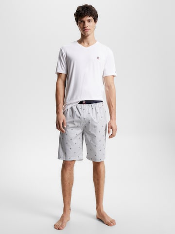 Tommy Hilfiger Underwear Short Pajamas in White: front