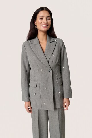 SOAKED IN LUXURY Blazer 'Lilu Corinne' i grå: forside