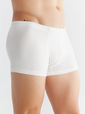 Albero Natur Boxer shorts 'Bio-Baumwoll-Herren Retroshorts -2er Pack' in White