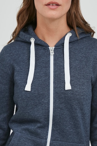 Oxmo Zip-Up Hoodie in Blue