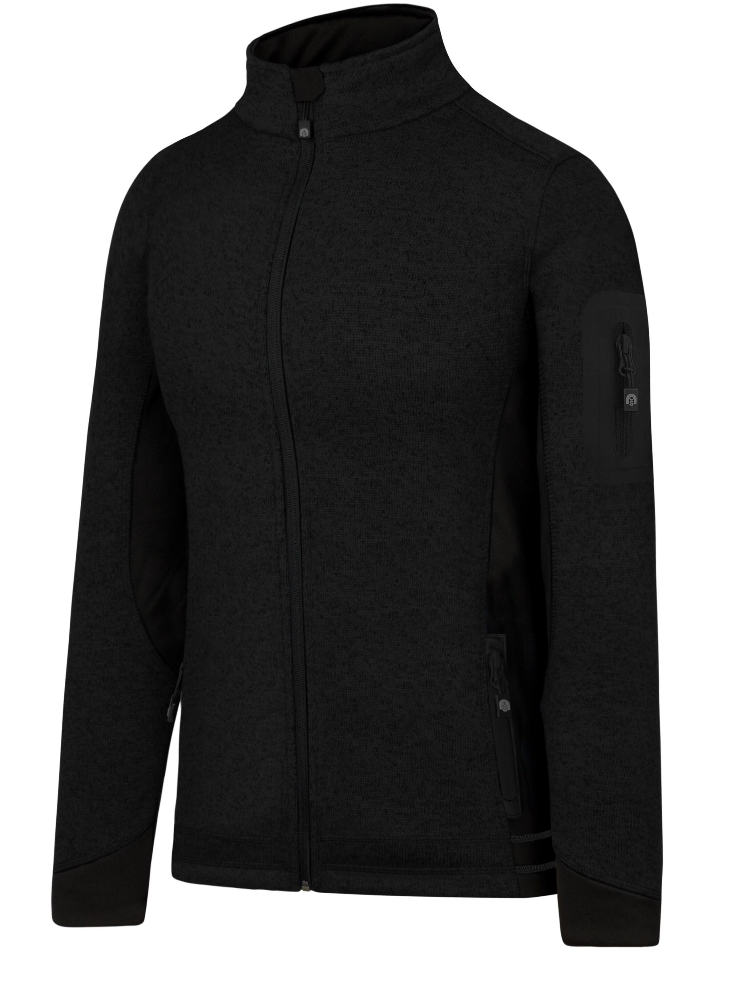 normani Funktionsfleecejacke in Schwarz