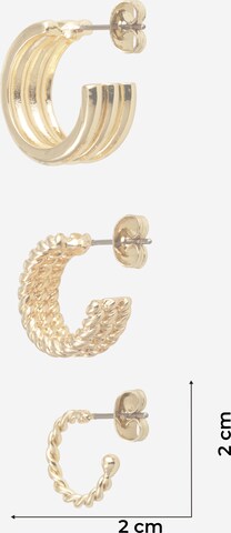PIECES Earrings 'ALANA' in Gold