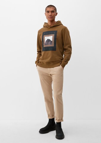 s.Oliver Sweatshirt in Bruin