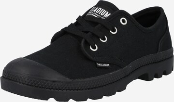 Baskets basses 'Pampa' Palladium en noir : devant