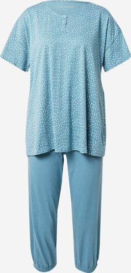 Pijama 'Minimal Comfort' SCHIESSER pe albastru deschis / alb, Vizualizare produs