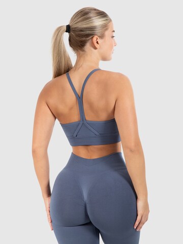 Bustier Haut de sport ' Solid Scrunch ' Smilodox en bleu