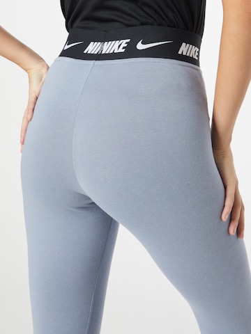 Nike Sportswear Skinny Leggings 'Club' in Blau