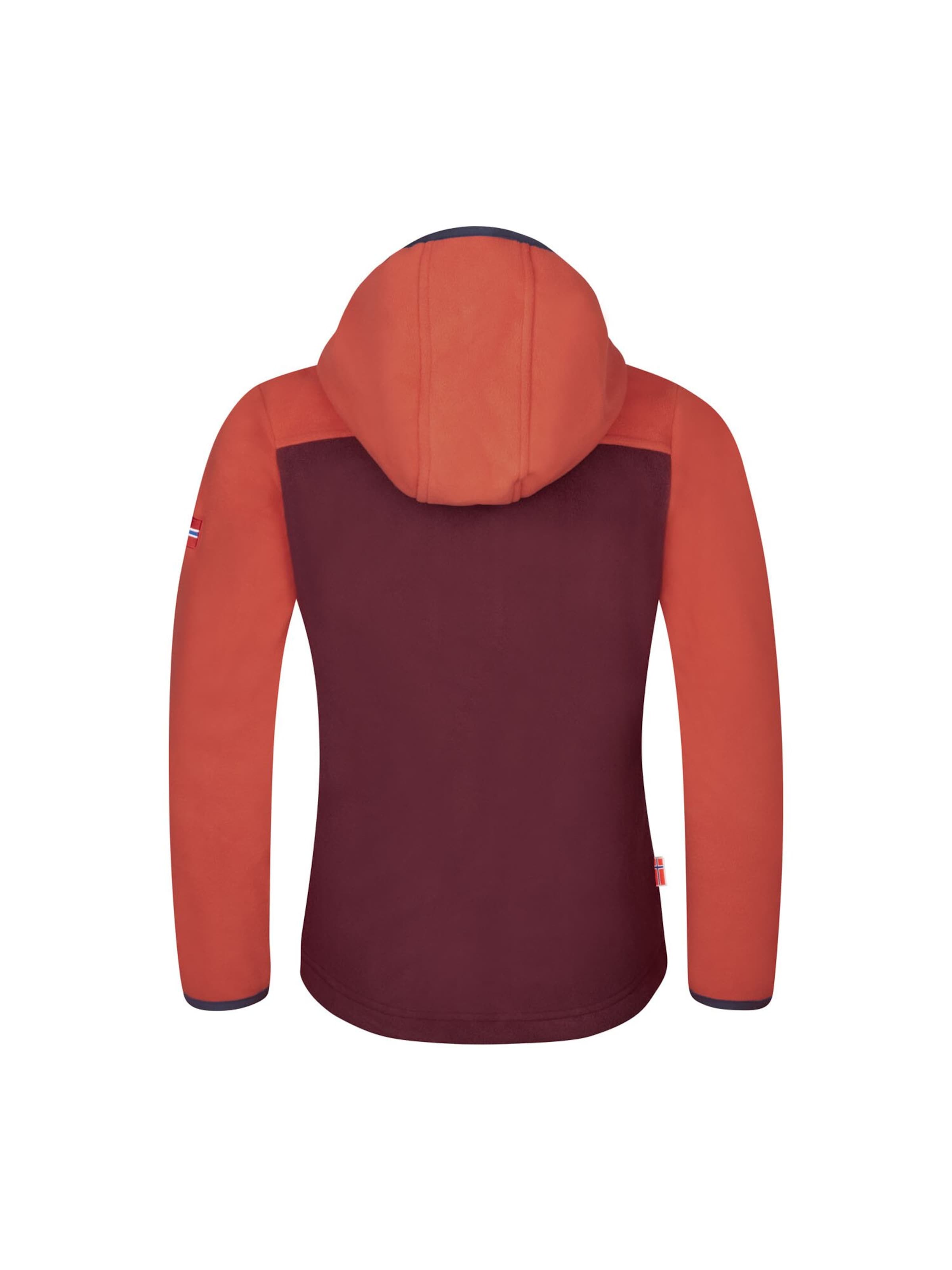 TROLLKIDS Fleece Jacket in Red