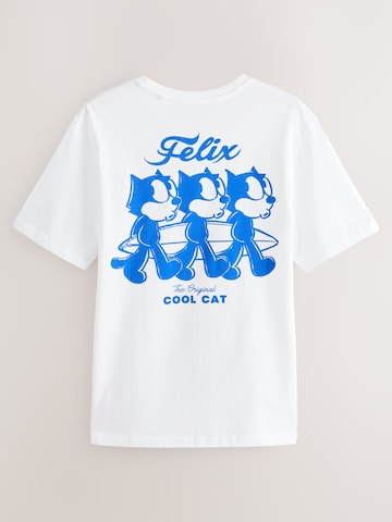 Next Bluser & t-shirts 'Felix The Cat' i hvid