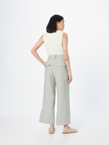 ABOUT YOU Wide leg Pants 'Valentine' in Green