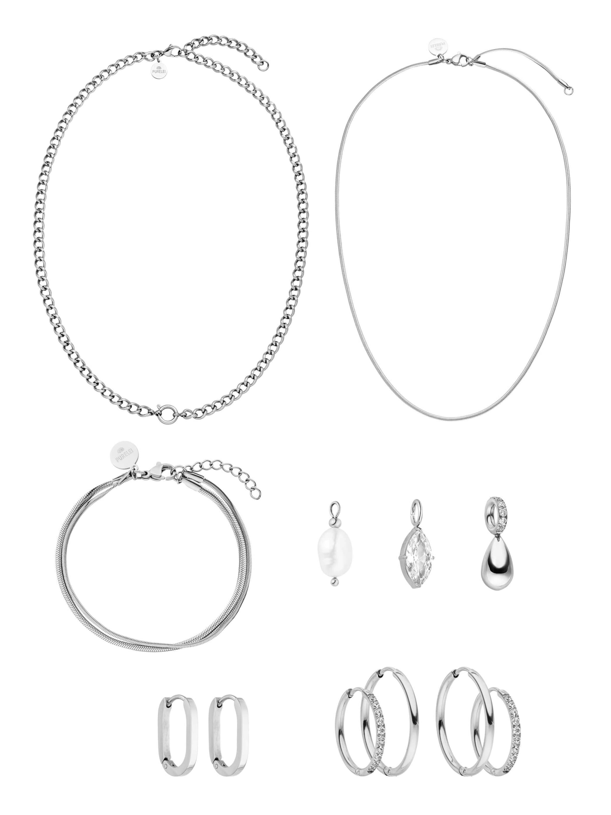 PURELEI Adventskalender 'Essentials mit 6 Türchen' in Zilver