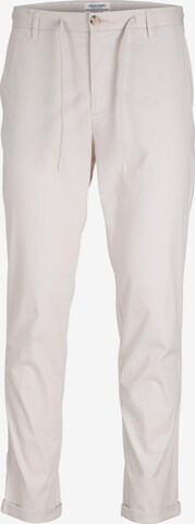 Regular Pantalon chino 'Stace Summer' JACK & JONES en gris : devant