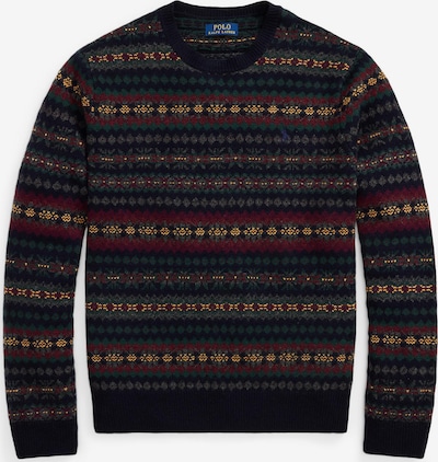 Polo Ralph Lauren Neulepaita 'RWS' värissä laivastonsininen / sitruuna / kuusi / viininpunainen, Tuotenäkymä