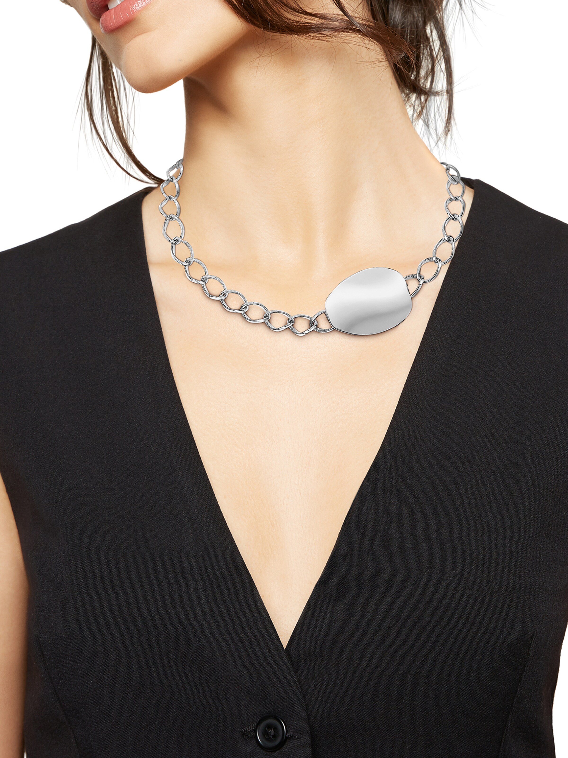 Chaîne Breil en argent : devant