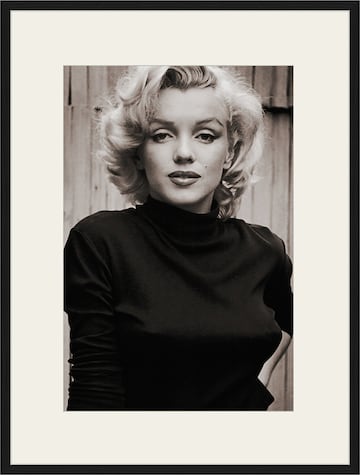 Liv Corday Bild  'Marilyn Monroe' in Schwarz: predná strana