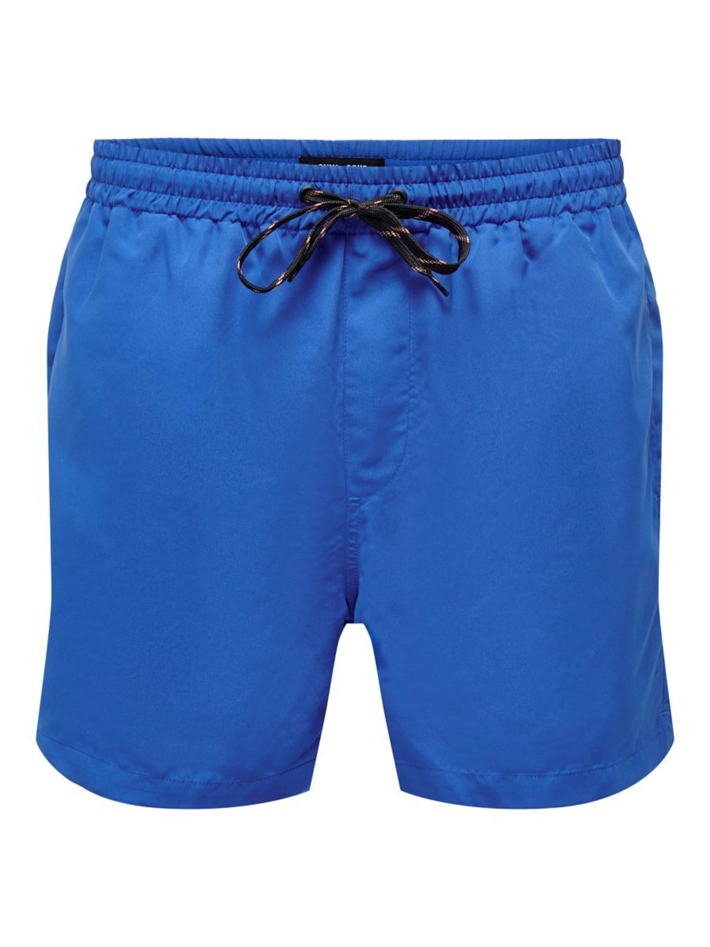 Only & Sons Badeshorts 'ONSTed' i blå: forside