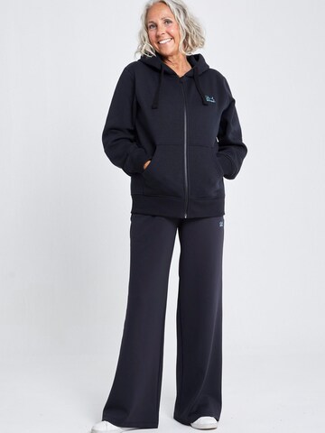 SPORTKIND Sportjas 'Unisex Zip Hoodie' in Zwart