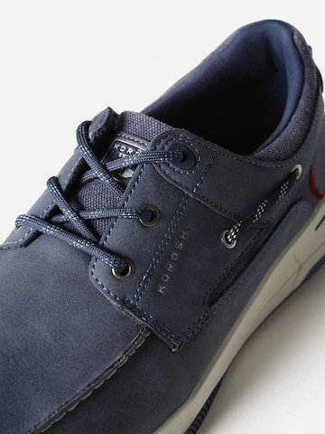 KOROSHI Låg sneaker i blå