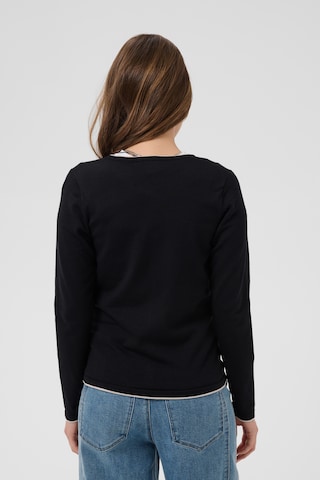 SAINT TROPEZ - Casaco de malha em preto