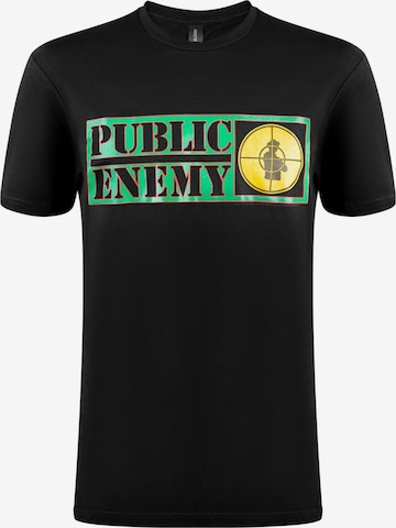T-Shirt 'Public Enemy Target T-Shirt' Public Enemy en noir : devant