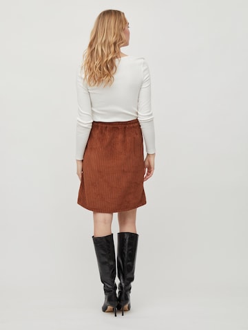 VILA Skirt 'Lock' in Brown