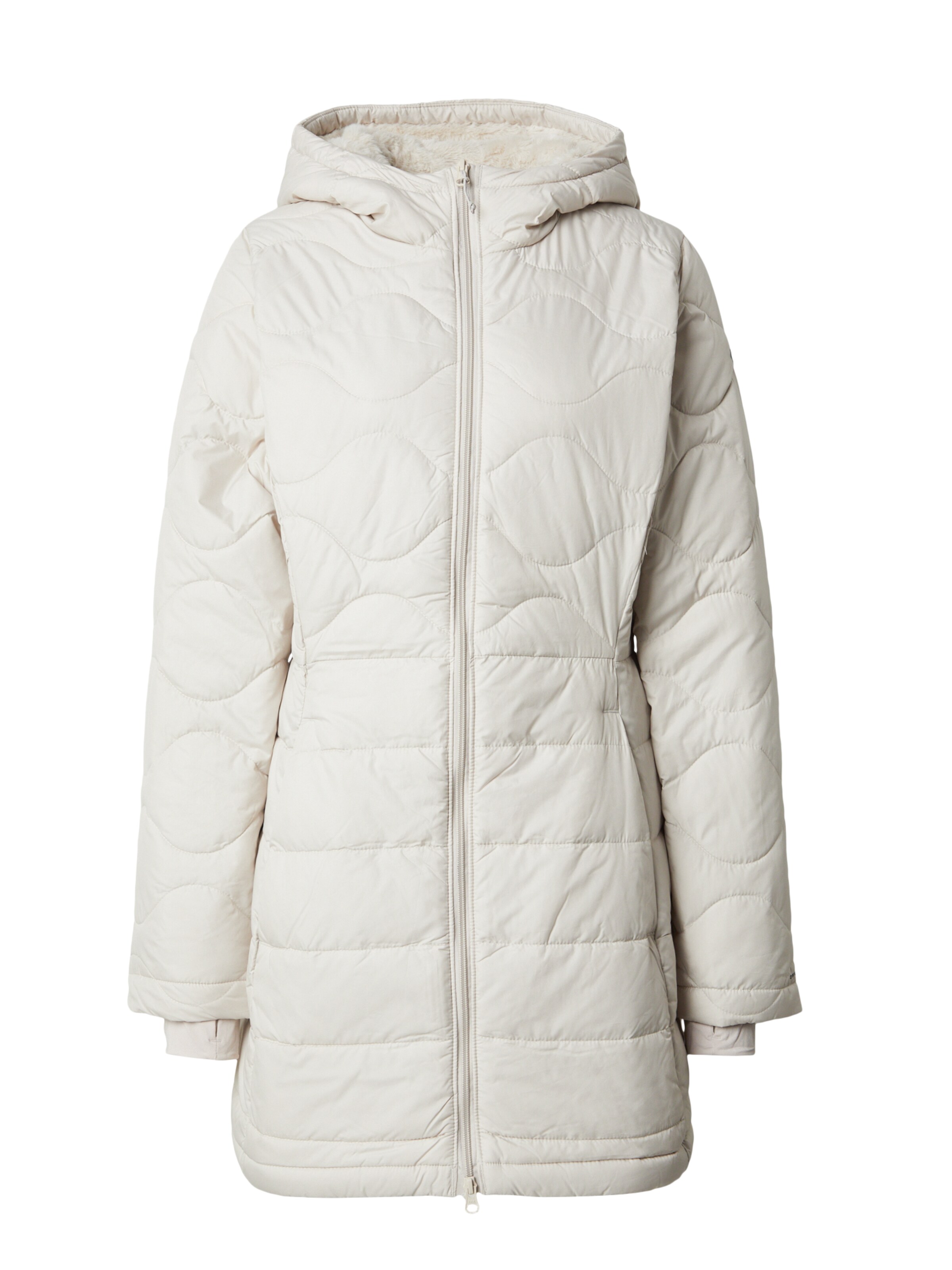 COLUMBIA Pitkä takki ulkoiluun 'Crown Point™ II' värissä harmaa: etupuoli