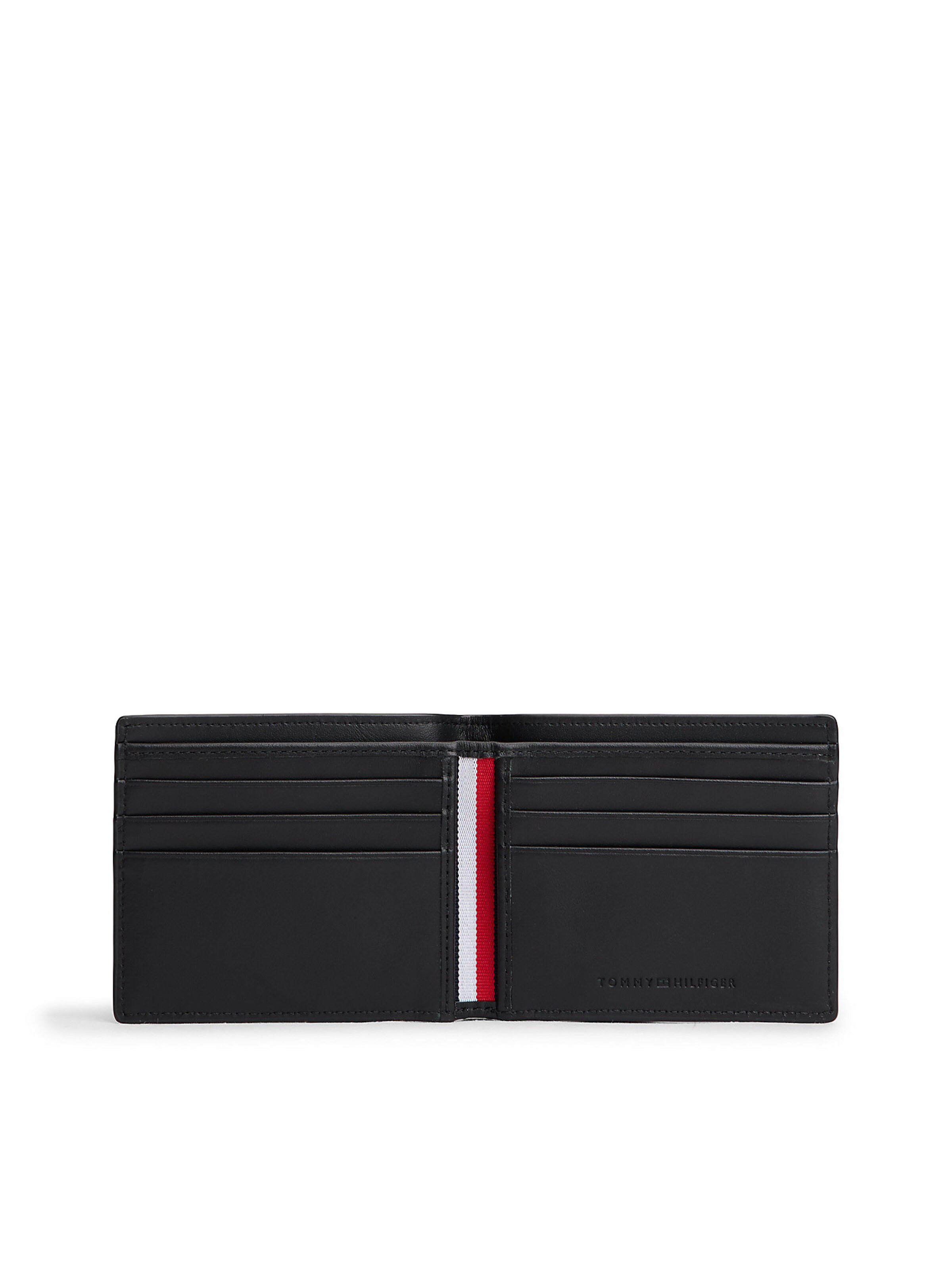TOMMY HILFIGER Portemonnee in Zwart