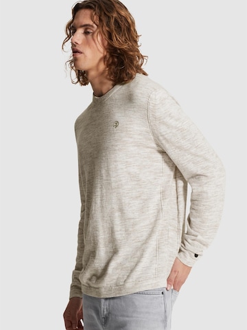 CAST IRON Tröja 'Pullover in a cotton/linen blend' i beige