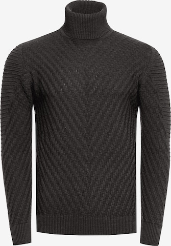 Rusty Neal Pullover in Grau: Vorderseite