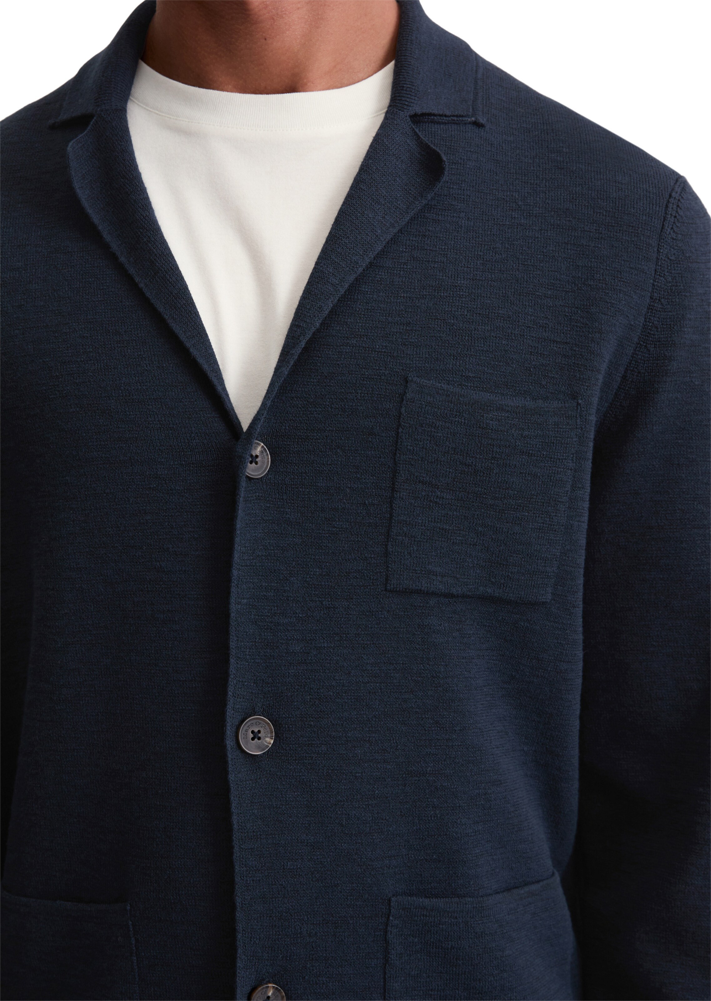 Marc O'Polo Regular fit Colbert in Blauw