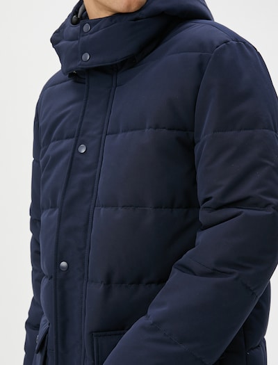Koton Wintermantel in navy / weiß, Produktansicht