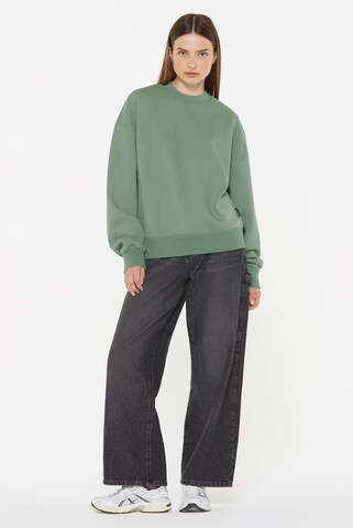 Harlem Soul Damen AD-AM Sweatshirt Oversized Unisex in Grün