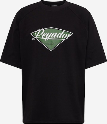 Pegador Shirt 'Trafford' in Zwart: voorkant