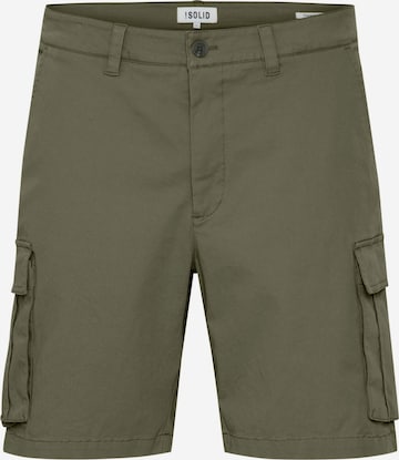 !Solid - Calças cargo 'JOE' em verde: frente
