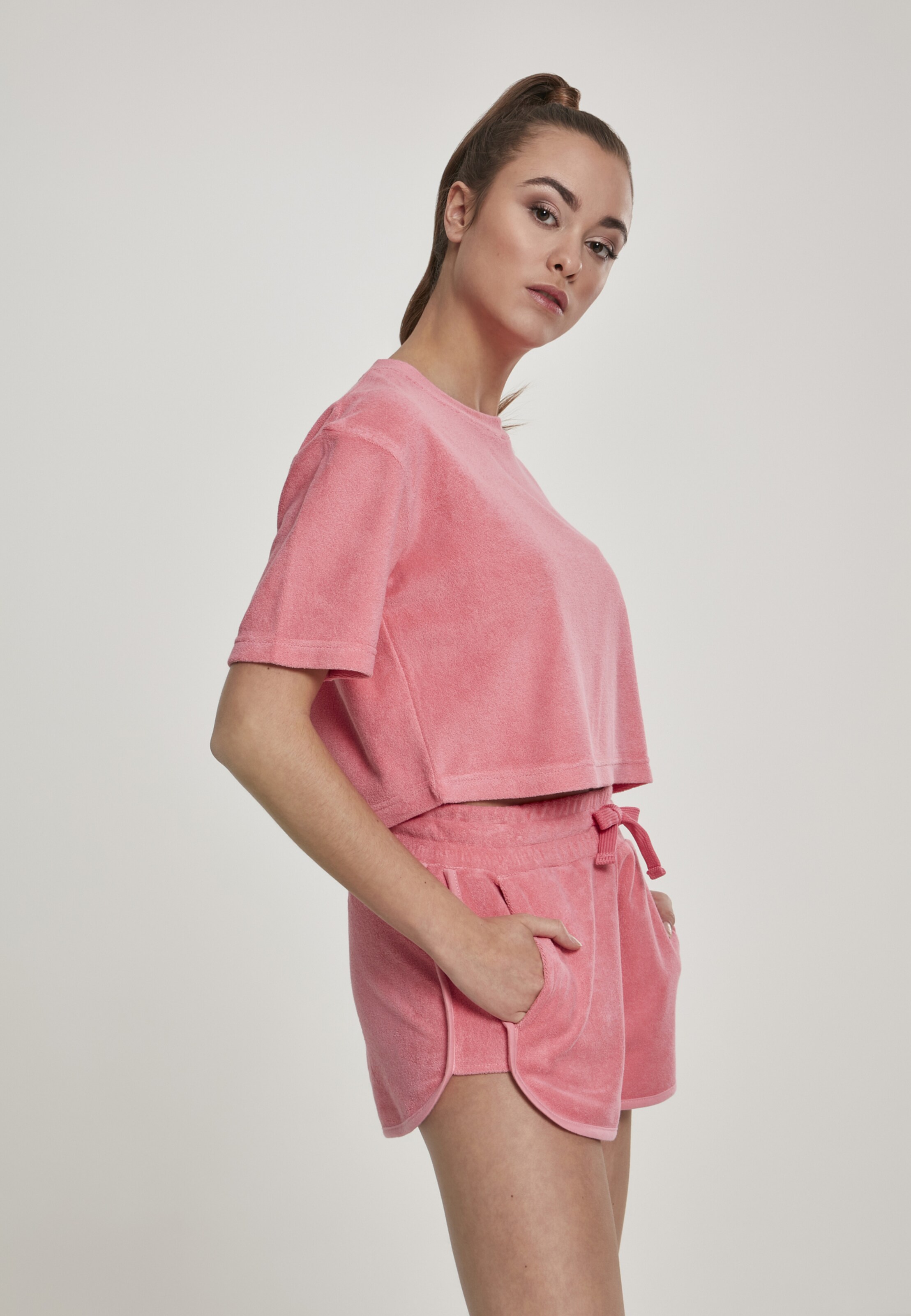 Frauen Shirts & Tops Urban Classics T-Shirt in Hellpink - OH44719 Frauen Shirts & Tops Urban Classics T-Shirt in Hellpink - OH44719