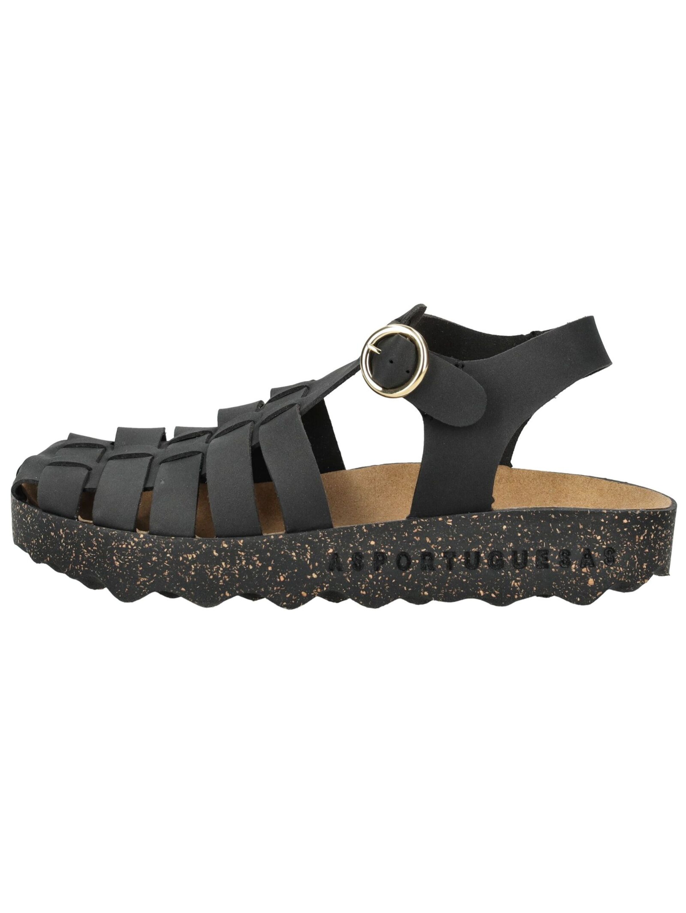 Asportuguesas Strap Sandals in Black