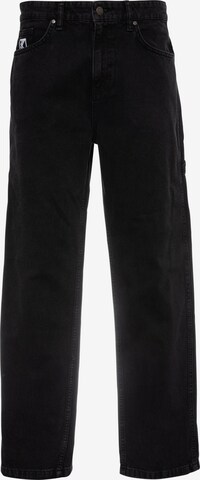 Karl Kani Regular Cargo jeans in Black: front